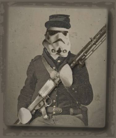 Storm Trooper Star Wars Antique Photo thumb