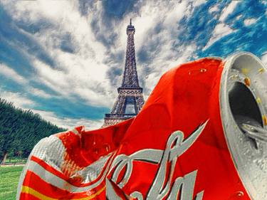Coca-Cola Can Trash Oh Yeah - And The Eiffel Tower thumb