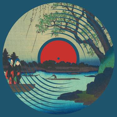 Record Album Vinyl LP Asian Japanese Lake Water thumb