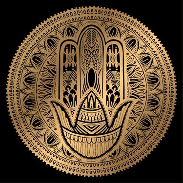 Rubino Mandala Sepia India Hamsa thumb