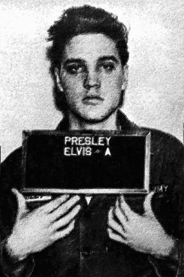 Elvis Presley Mug Shot Vertical 1 Wide 16 By 20 thumb