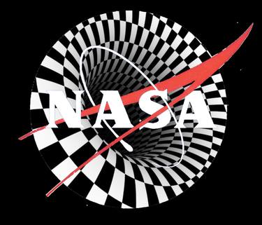 NASA Black Hole Classic Logo Graphic Tee thumb