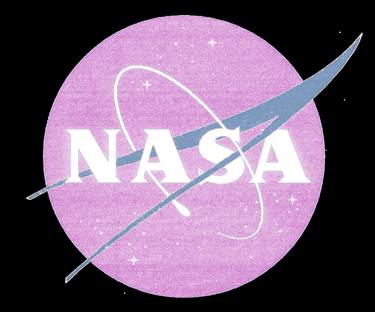 NASA Pastel Rainbow Classic Logo Graphic Tees thumb