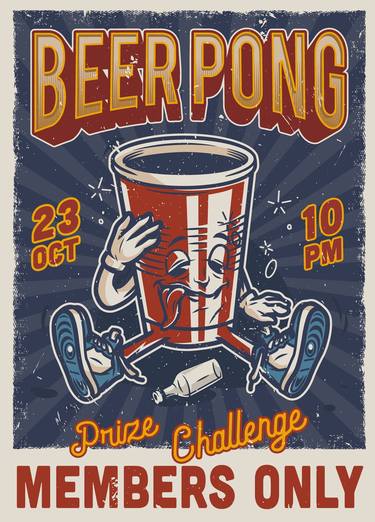 Funny Beer Pong Game Gift Beerpong Champion thumb