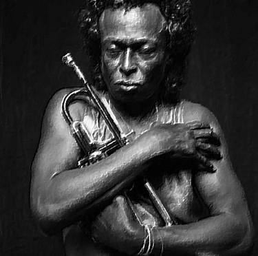 Miles Davis And Trumpet thumb