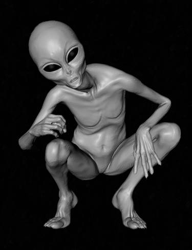 Retro Vintage 1970 1960 UFO Alien Space Conspiracy thumb