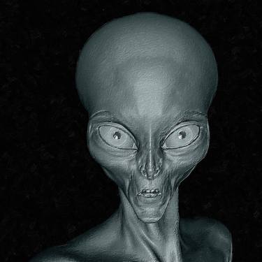 UFO Alien Space Conspiracy Portrait thumb