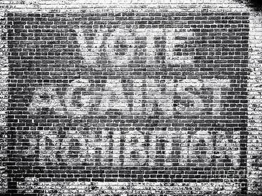 Funny Roaring Twenties No Prohibition Roaring 20s Gift Vote Against Prohibition Sign - Limited Edition of 1 thumb