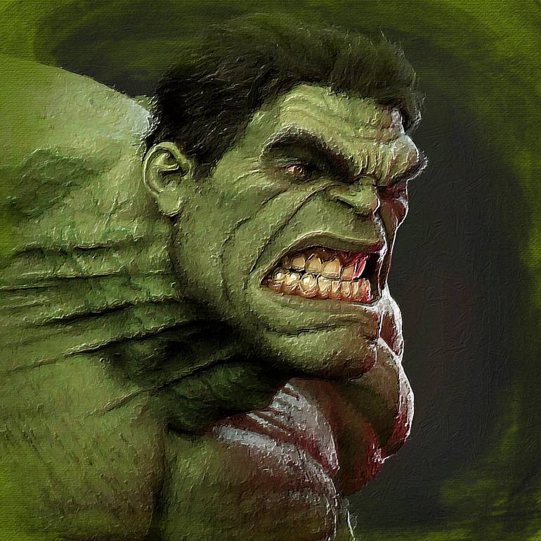 The Avenger Hulk Block Giant Wall Art Poster