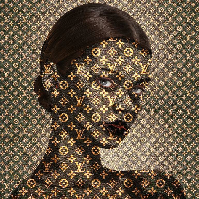 louis vuitton Woman Girl Skin - Limited Edition of 1 Mixed Media