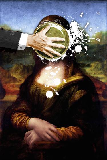 Pie In The Face Mona Lisa - Limited Edition of 1 thumb