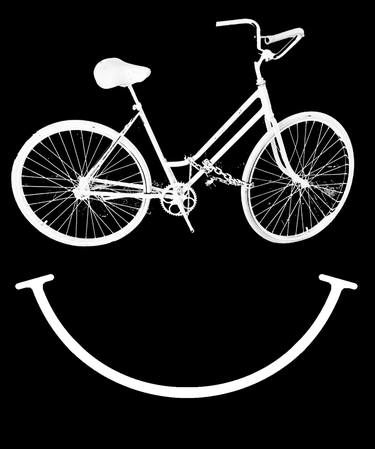 Bike Bicycle Smile Smiley Face - Limited Edition of 1 thumb