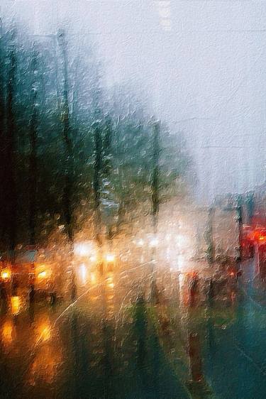 Rain Drops New York Window - Limited Edition of 1 thumb