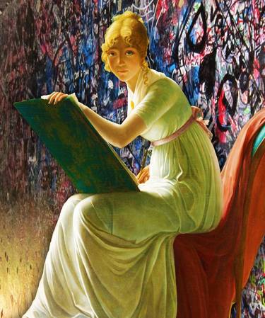 Woman Women Classic Classical Grafitti Artist - Limited Edition of 1 thumb
