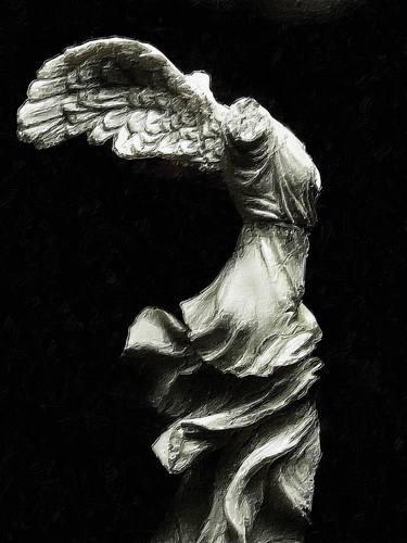 Winged Victory Statue Sculpture Study - Limited Edition of 1 thumb