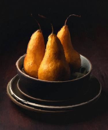 Pear Pears Still Life Pear lover and pears tree grower - Limited Edition of 1 thumb