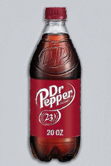 Dr. Pepper Bottle Ode To Warhol - Limited Edition of 1 thumb