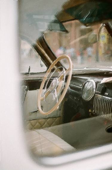 Vintage Interior Car Men Gift Retro Window - Limited Edition of 1 thumb