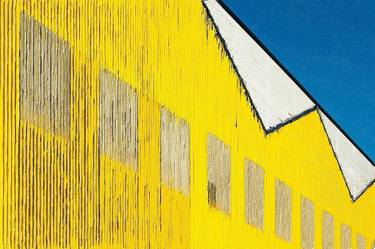 Yellow Abstract Building Sky - Limited Edition of 1 thumb