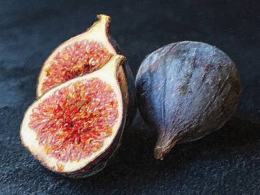 Kitchen Ripe Fig Still Life figs fig lover and fig tree grower - Limited Edition of 1 thumb