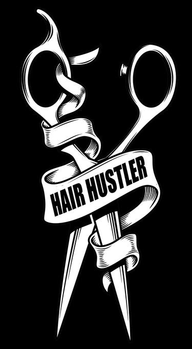 Hair hustler barber hair stylist hairdresser gift idea - Limited Edition of 1 thumb