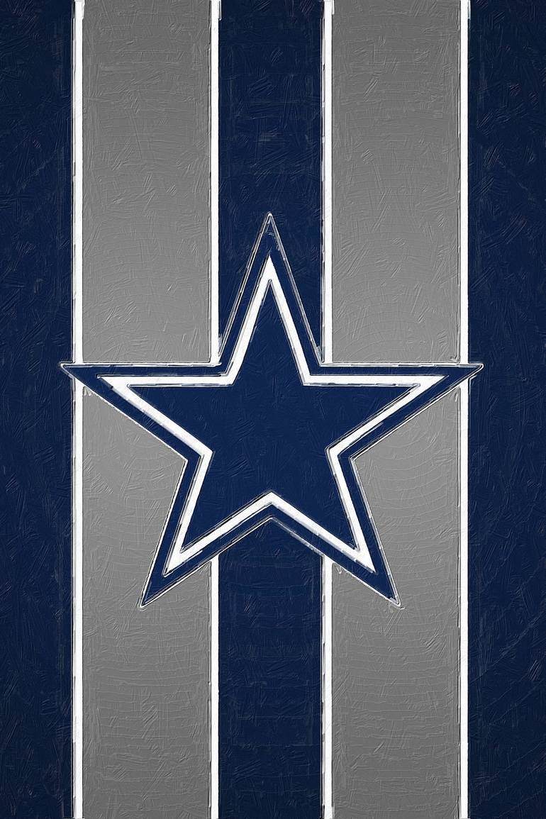 Dallas Cowboys Jersey Custom Canvas Print Wall Art