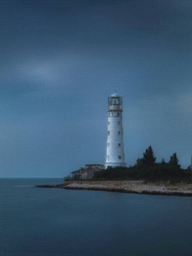Light House Lighthouse At New England - Limited Edition of 1 thumb