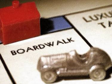 Monopoly Board Custom Painting Boardwalk - Limited Edition of 1 thumb