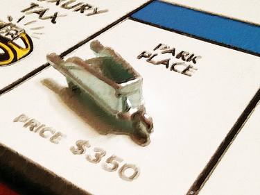 Monopoly Board Custom Painting Park Place 2 - Limited Edition of 1 thumb