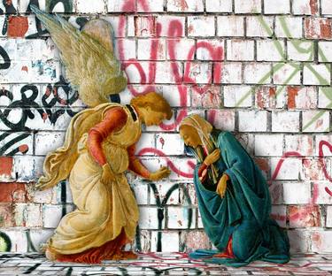 Graffiti Angel And Virgin - Limited Edition of 1 thumb