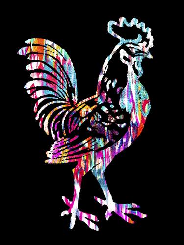Graffiti Rooster - Limited Edition of 1 thumb