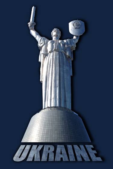 Ukraine Ukrainian Motherland Statue - Limited Edition of 1 thumb