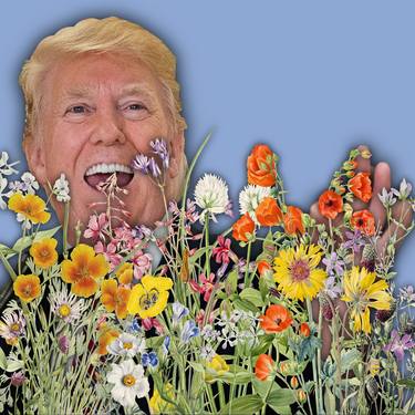 President Donald J Trump Flowers Flower Floral - Limited Edition of 1 thumb