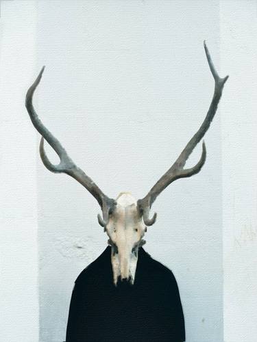Rubino Buck Horns Antlers Antler Man - Limited Edition of 1 thumb
