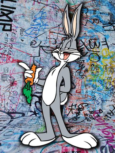 Bugs Bunny Pop Art Graffiti - Limited Edition of 1 thumb
