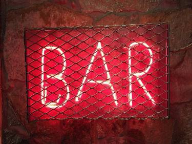 Bar Neon Sign Bar Art - Limited Edition of 1 thumb