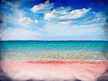Print of Beach Digital by Tony Rubino