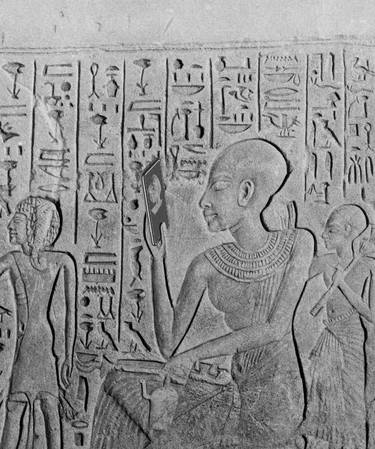 Egyptian Hieroglyph With Cell Phone - Limited Edition of 1 thumb
