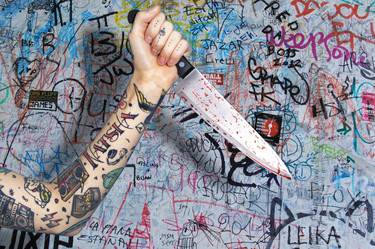 Knife Tattoo Arm Graffiti - Limited Edition of 1 thumb