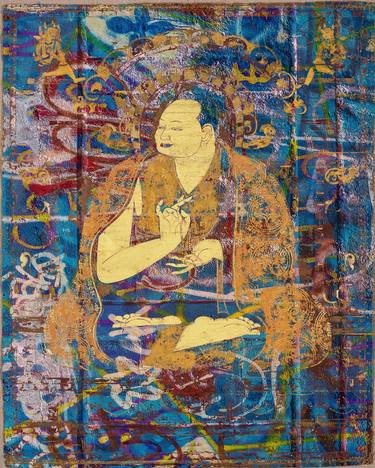 Yoga Mandala Buddha Sitting - Limited Edition of 1 thumb