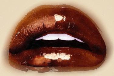 Dark Sexy Lip Messy Mouth Lipstick - Limited Edition of 1 thumb