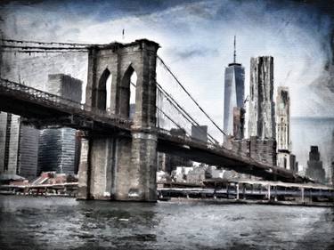 New York City Brooklyn Bridge - Limited Edition of 1 thumb