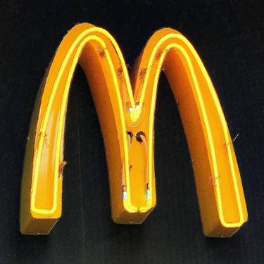 Mcdonalds Neon Golden Arches Sign - Limited Edition of 1 thumb