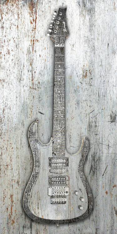 Steel Guitar Electric Metal Metallic - Limited Edition of 1 thumb