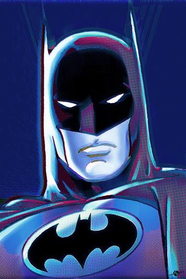 Batman Bat Man Blue thumb
