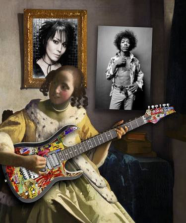 Guitar Johannes Vermeer Hendrix Joan Jett thumb