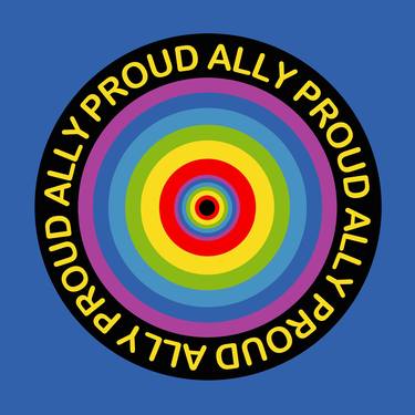 Pride LBGTQ Rainbow Proud Ally Support Rainbow Circles thumb