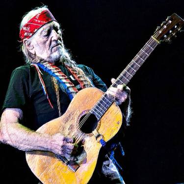 Willie Nelson And On The Road Again Guitar thumb