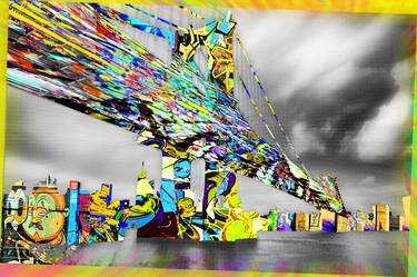 Original Pop Art Abstract Digital by Tony Rubino