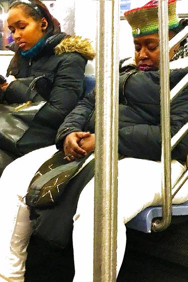 Painting On The New York City Subway Women thumb